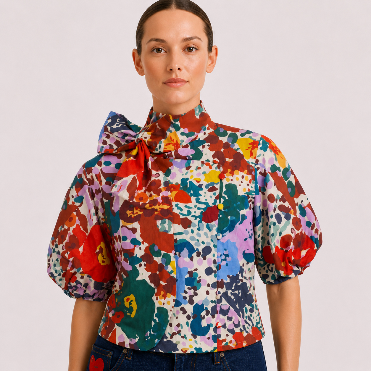 La Grâce Scarf Blouse