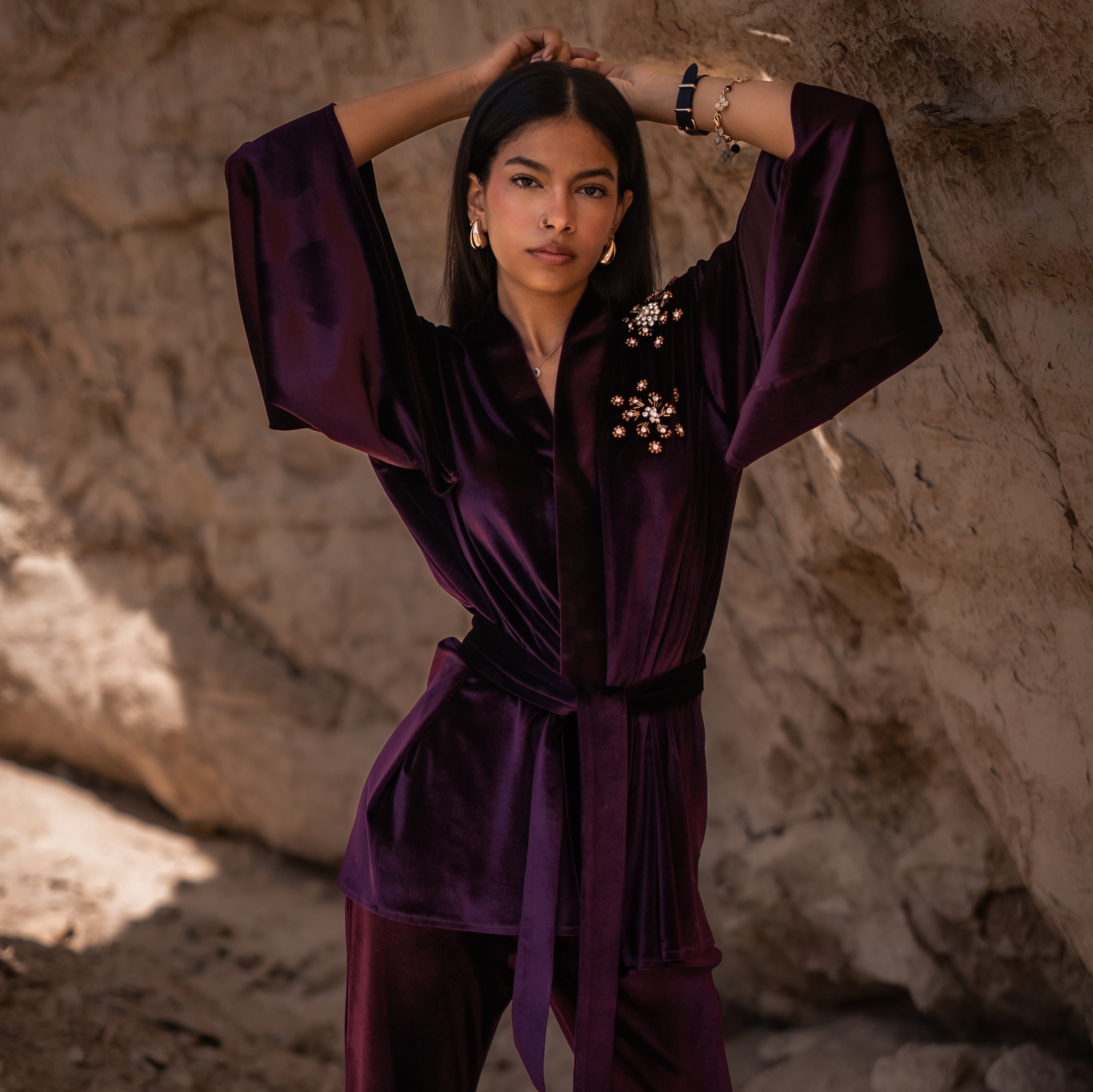 Amethyst Kimono set