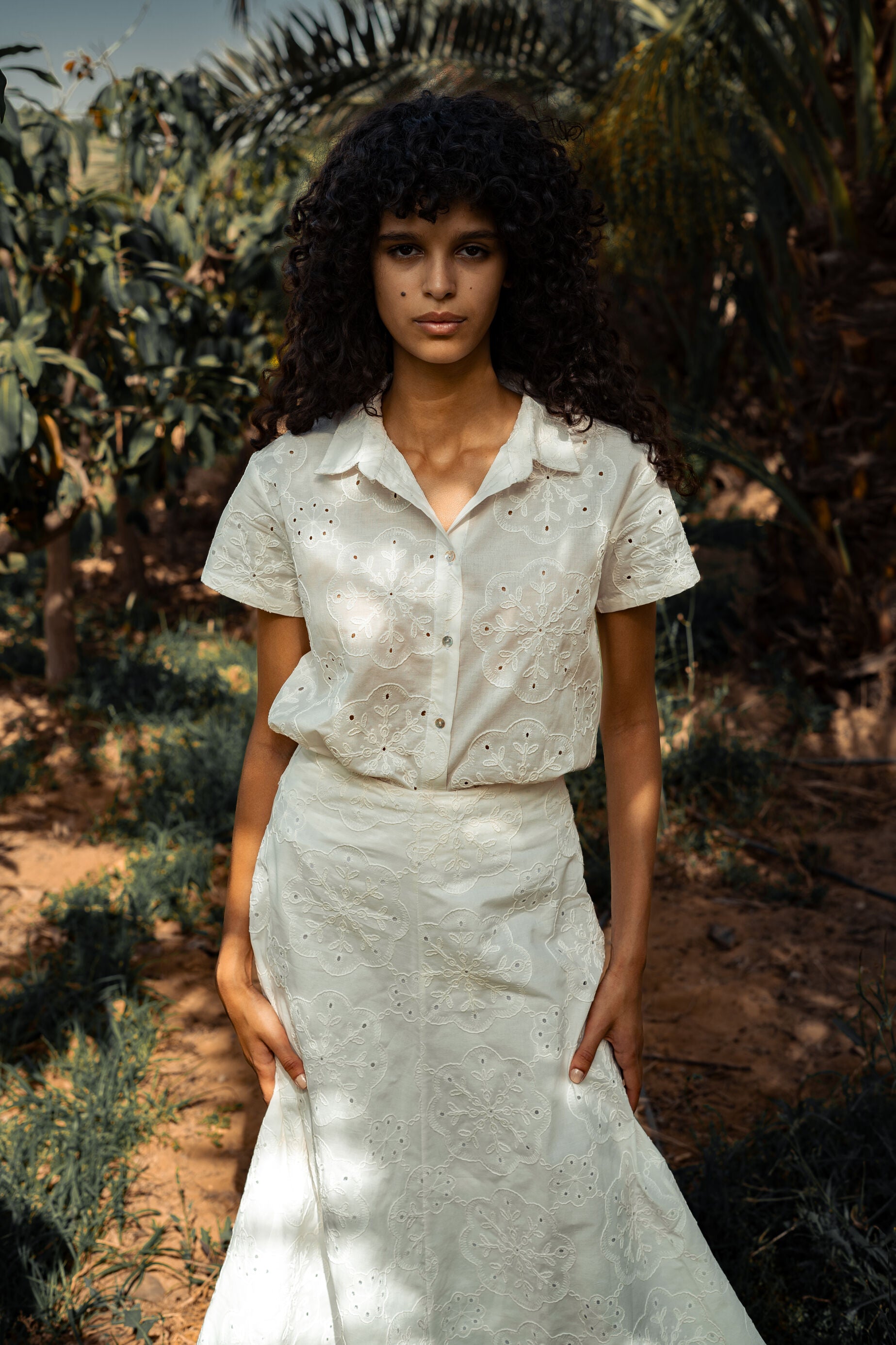 Broderie Anglaise Sunrise Shirt