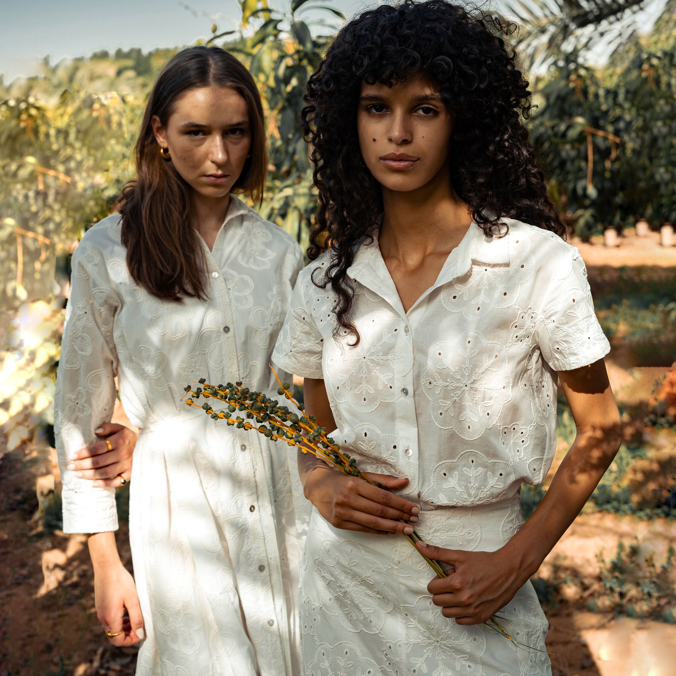 Broderie Anglaise Sunrise Shirt