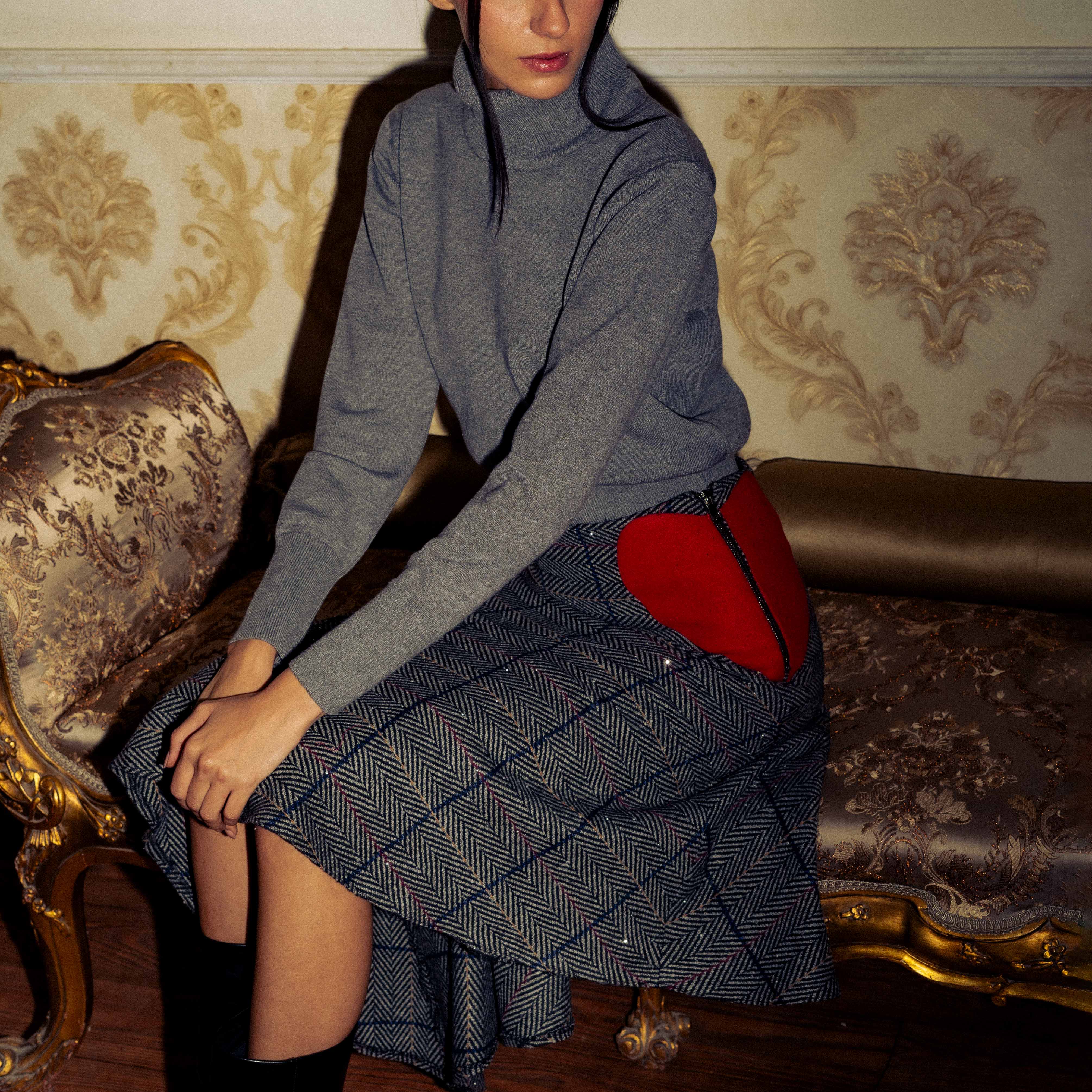 Grey No.9 Sweater