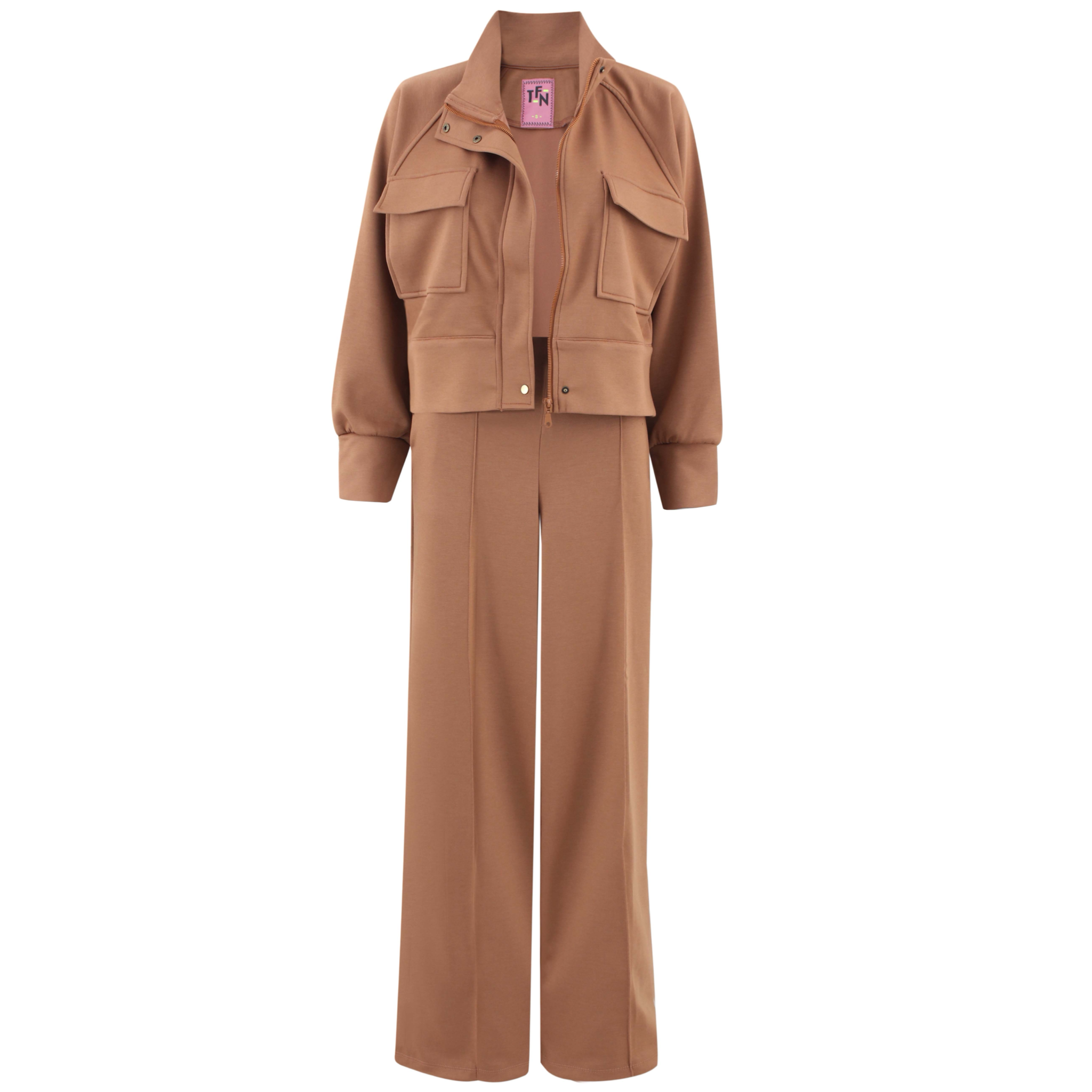 The Apex Tracksuit in Camel