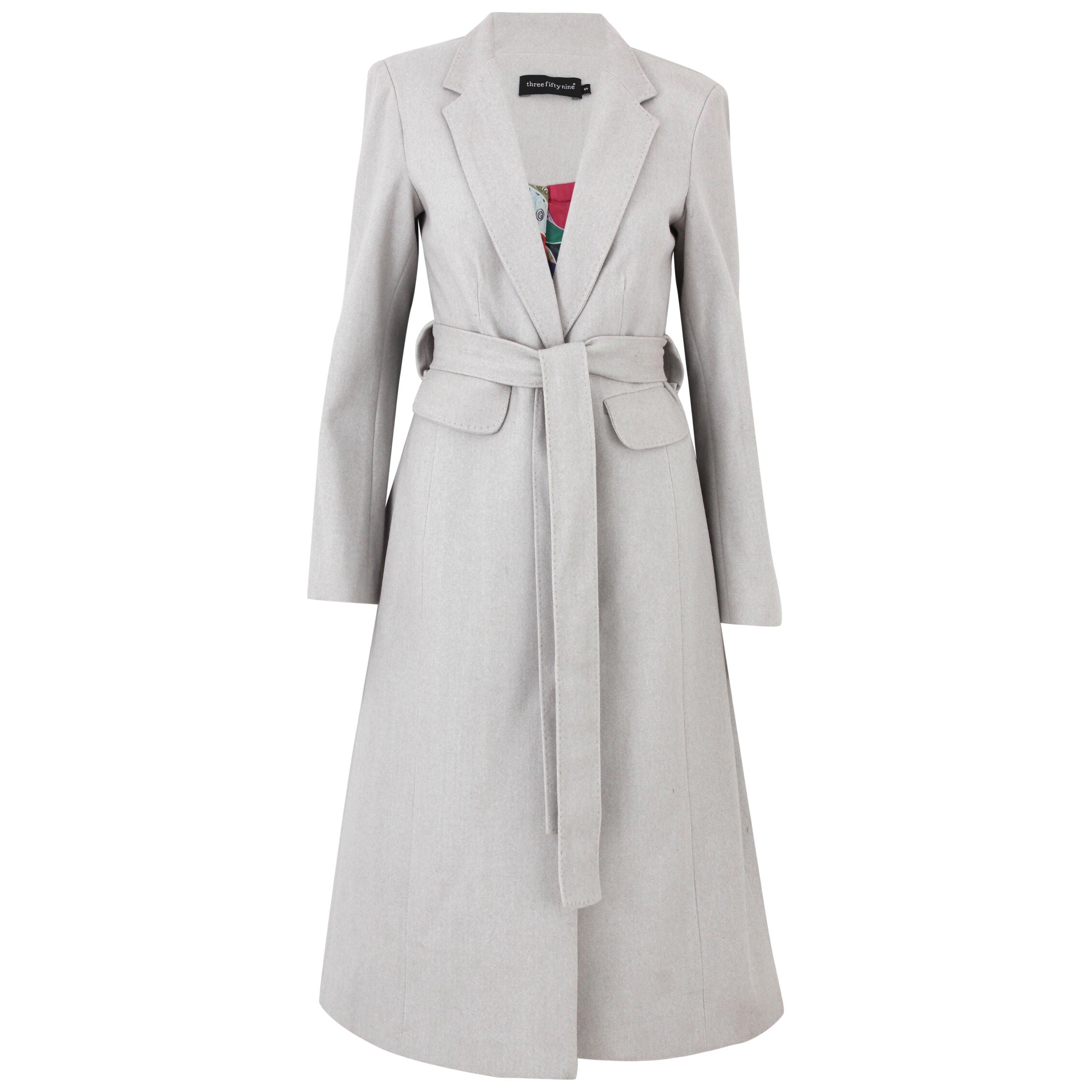 Grey Crimson Queen Coat