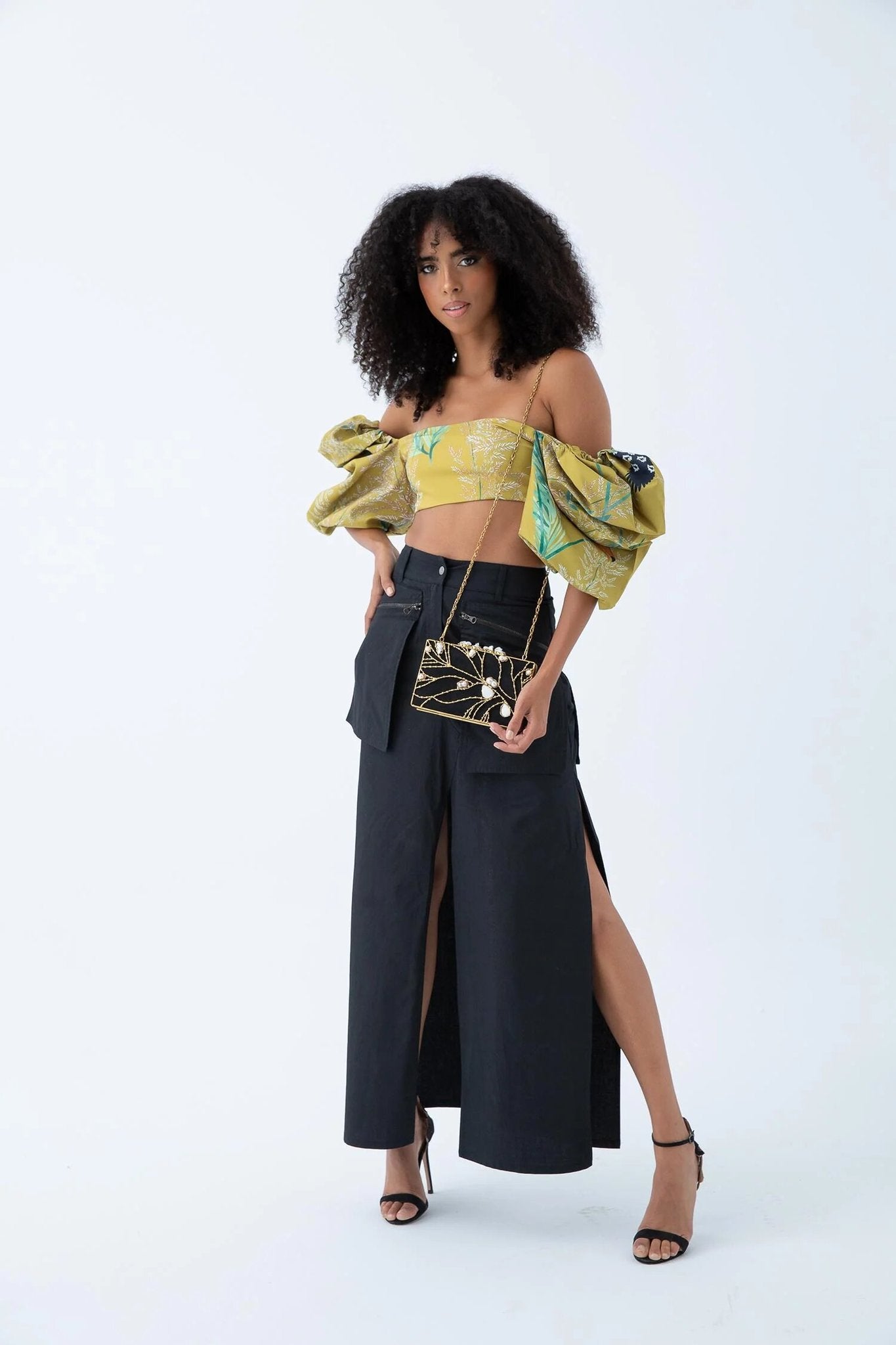 Puffy Sleeves Bralette