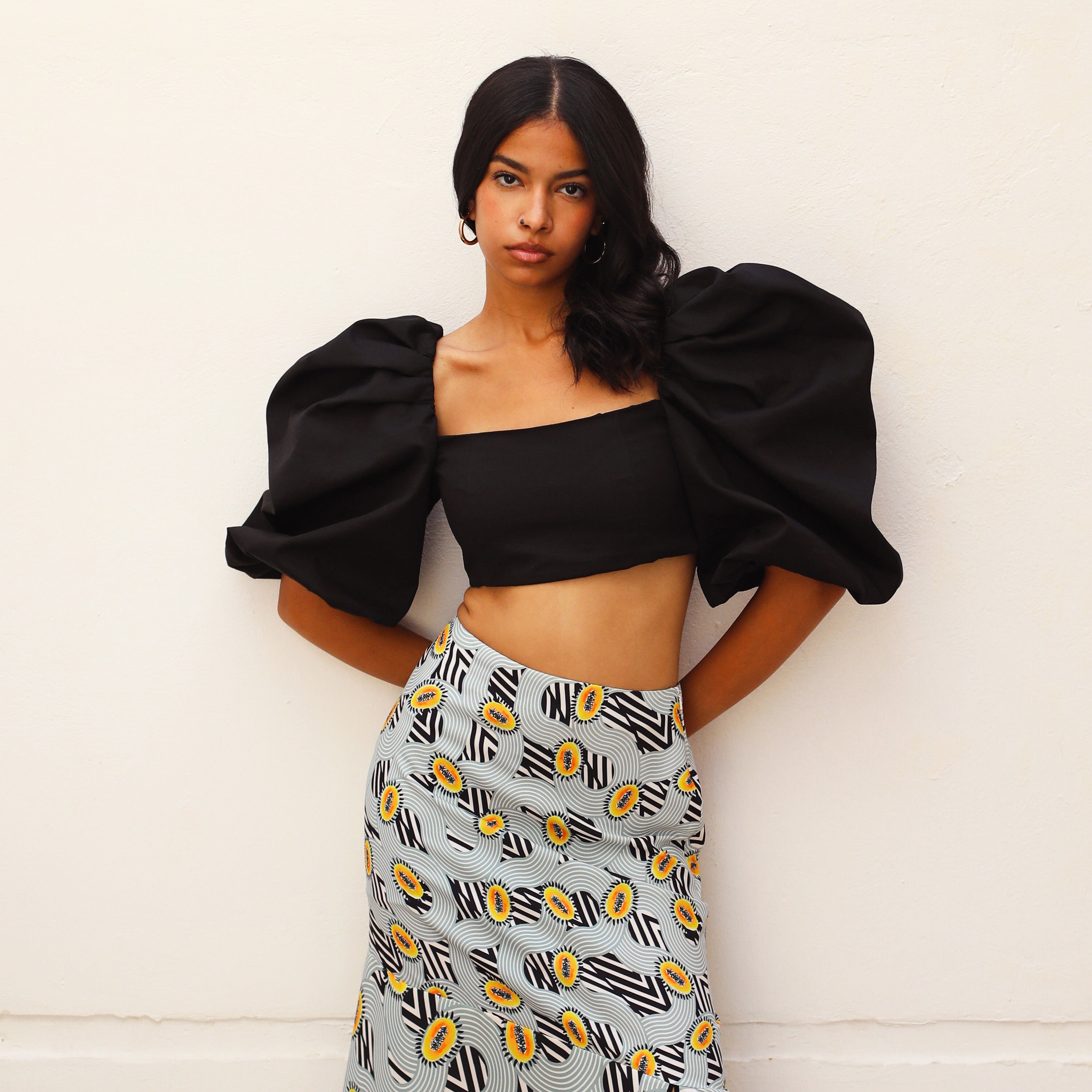 Puffy Sleeves Bralette