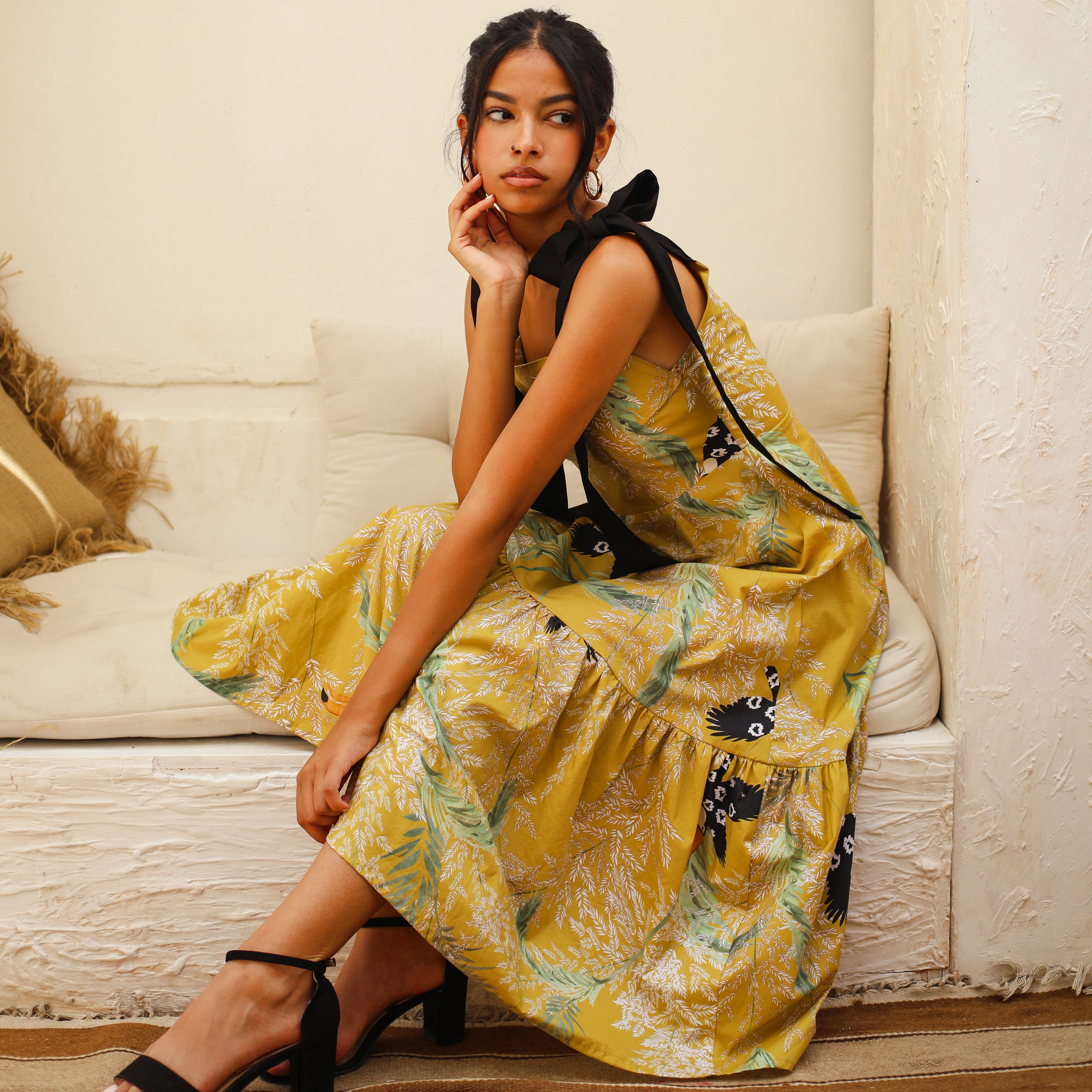 Racine Torudues Midi Dress