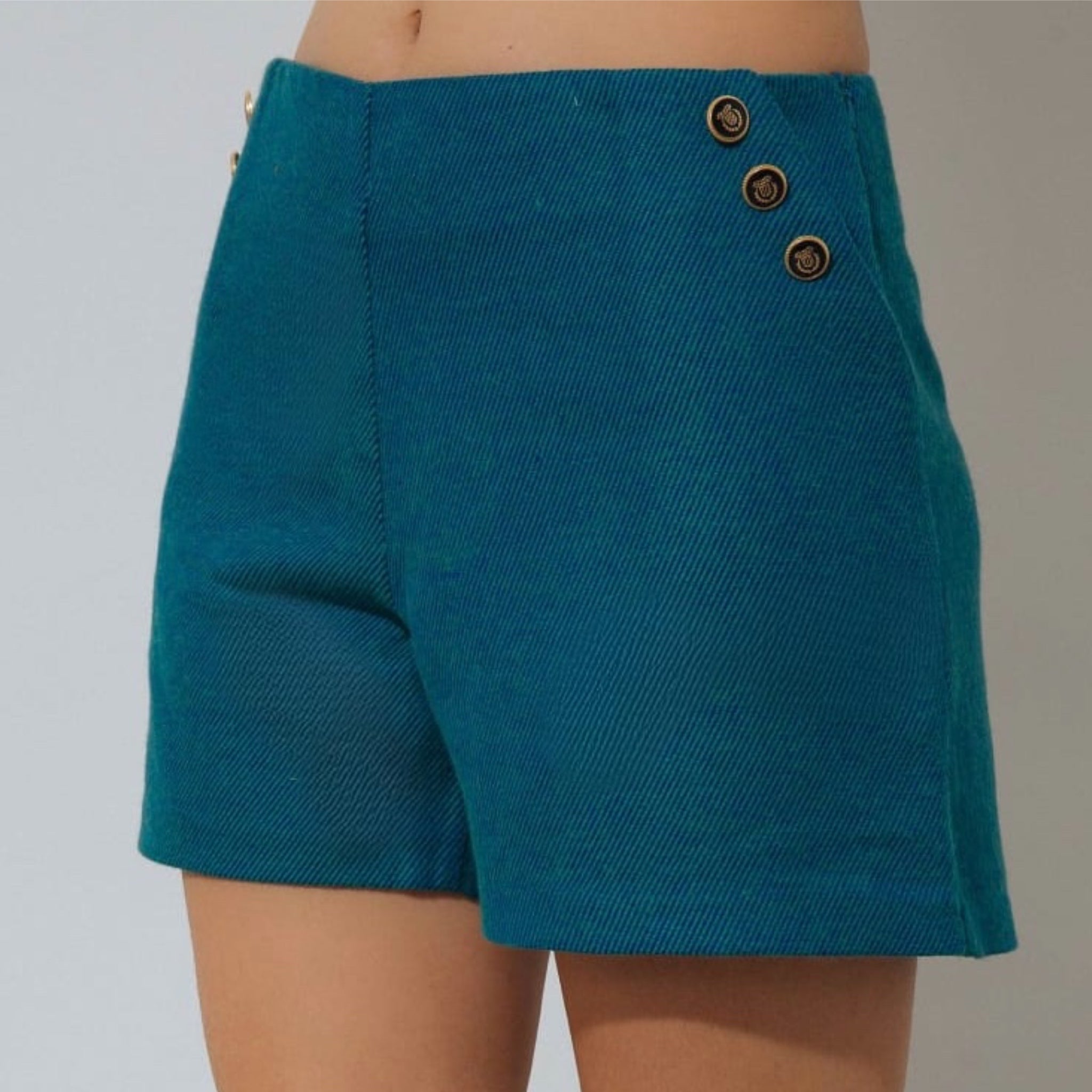 High Waist Tailored Shorts