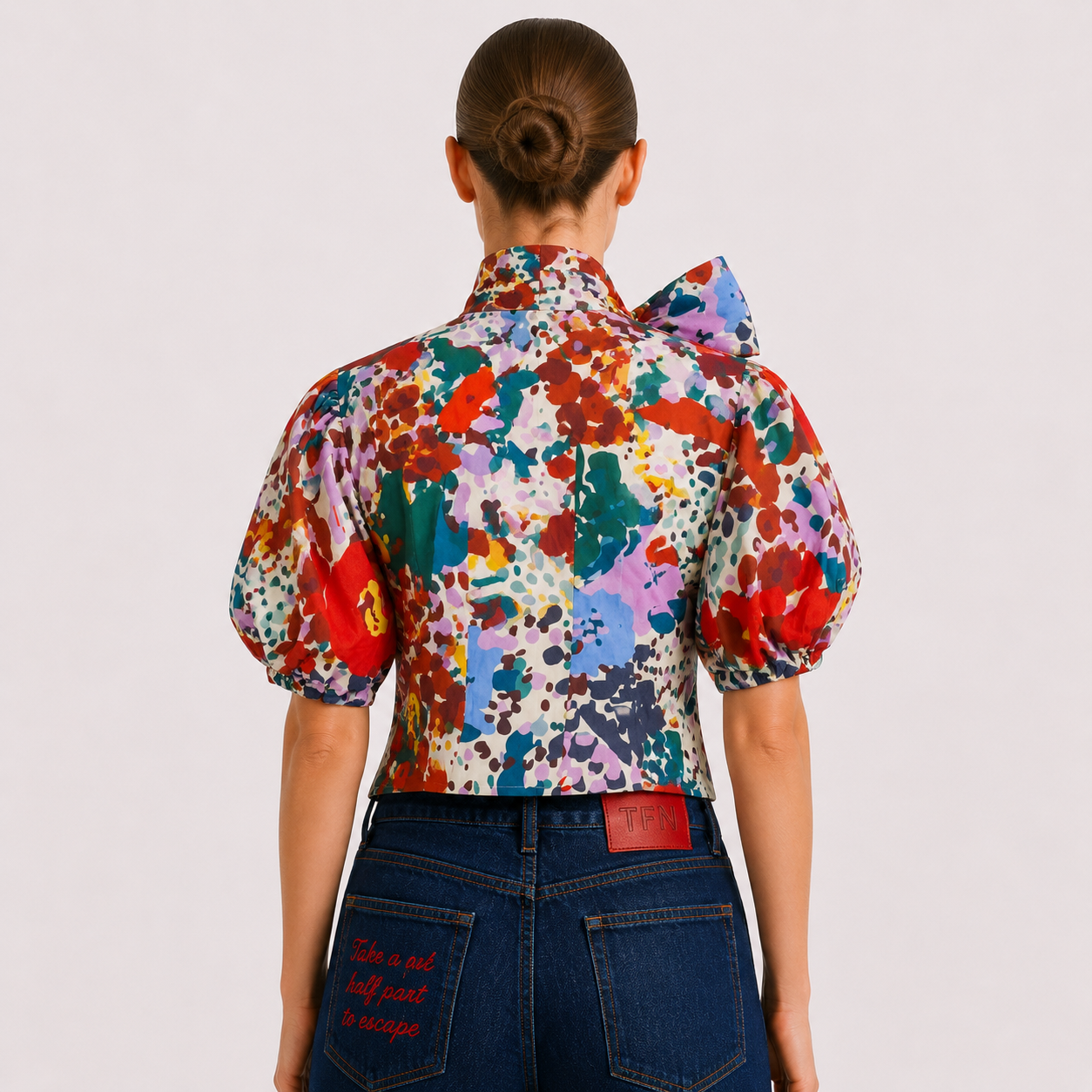 La Grâce Scarf Blouse