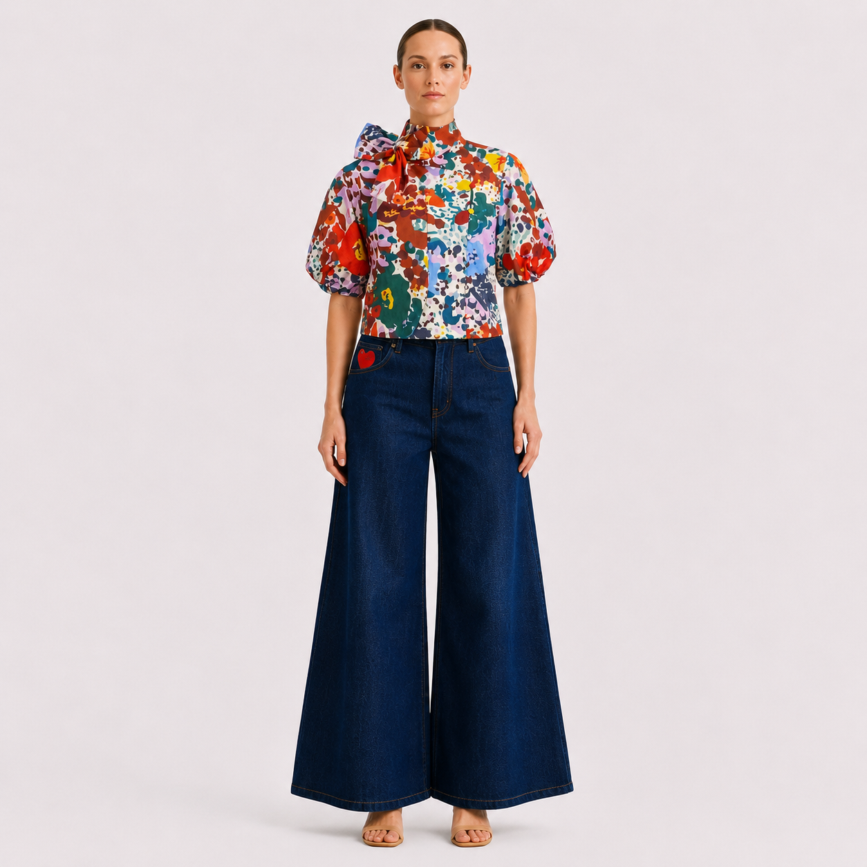 La Grâce Scarf Blouse