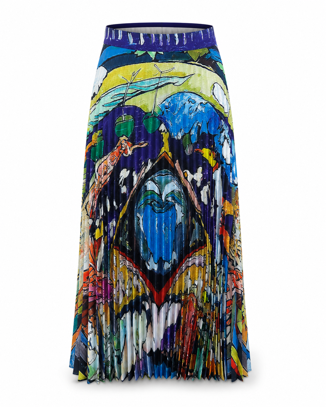 SINKING OF THE CITY PLEATED SKIRT