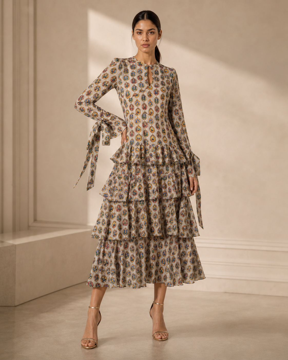 THE GUARDIANS CHIFFON DRESS