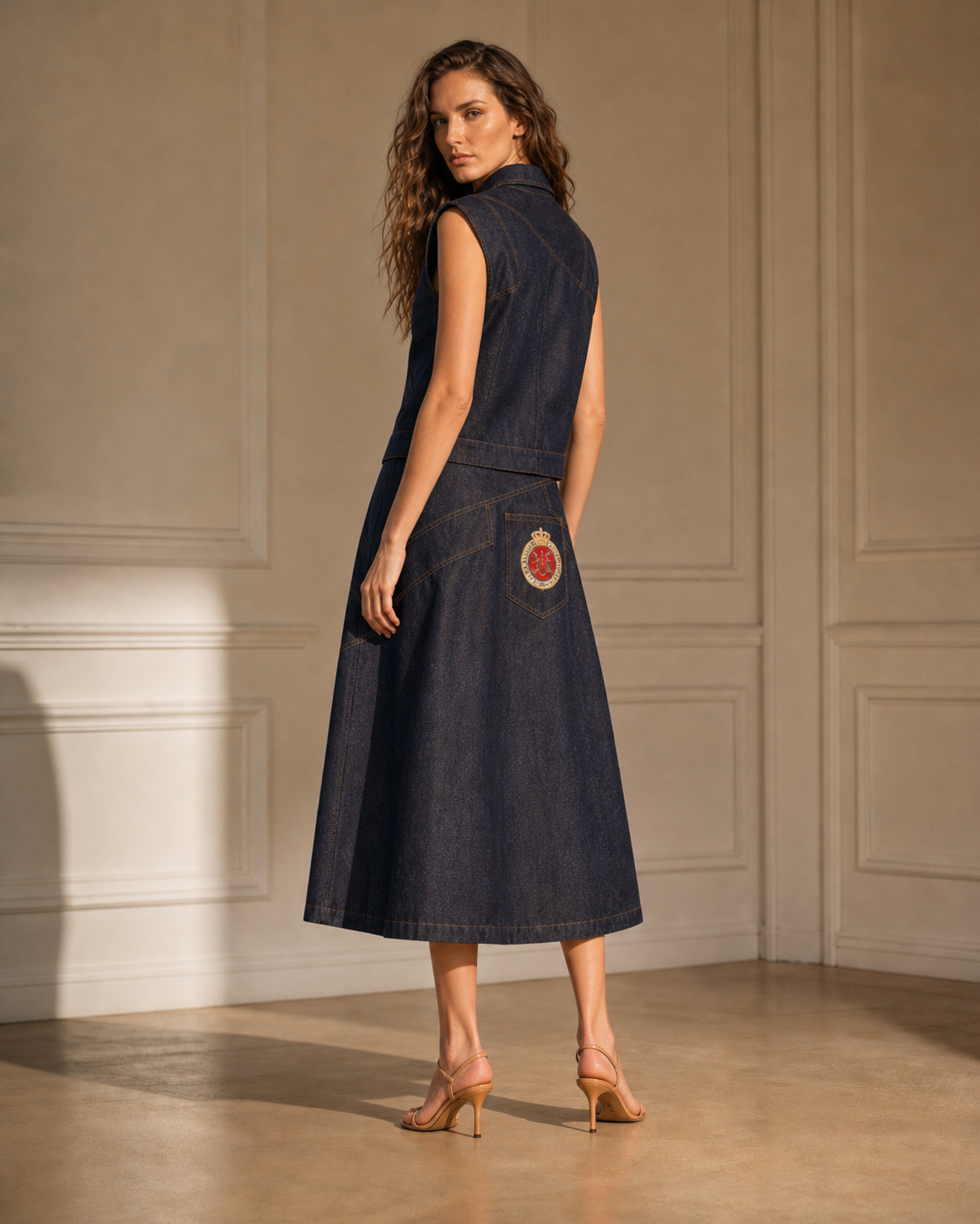 THE GUARDIANS DENIM SKIRT