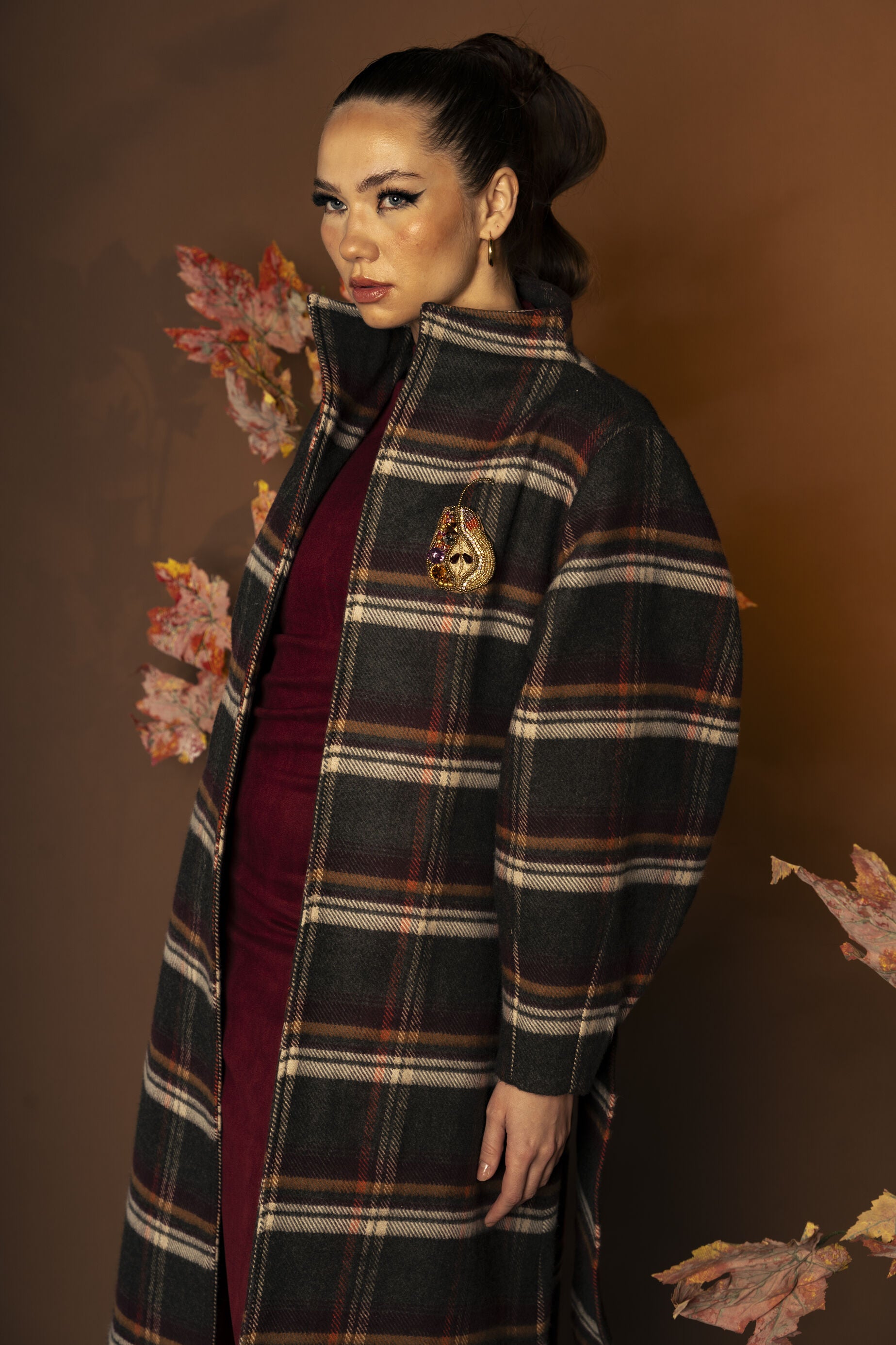 Orchard Plaid Coat