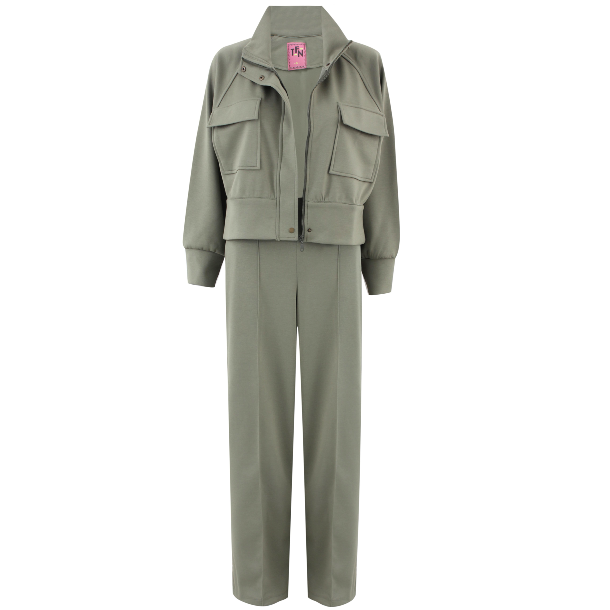 The Apex Tracksuit in Sage Green