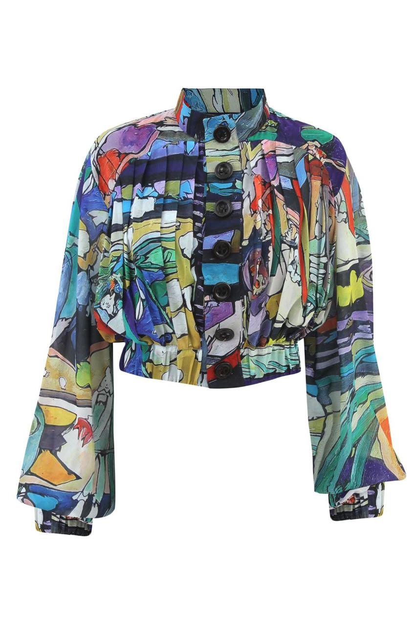 SINKING OF THE CITY CHIFFON BLOUSE
