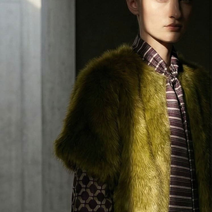 L’Aura Transformée Faux Fur Vest