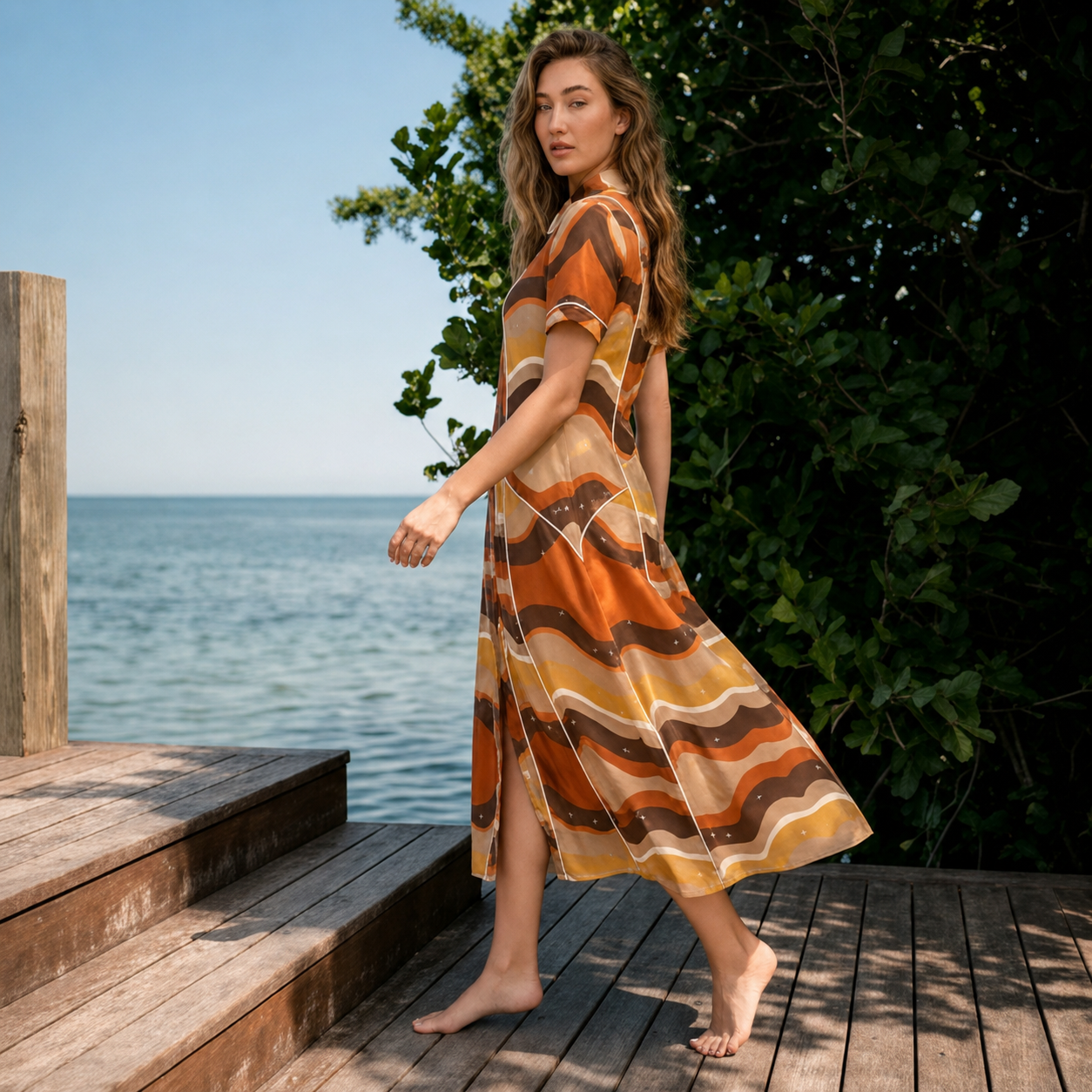 Terre Ondulée Dress