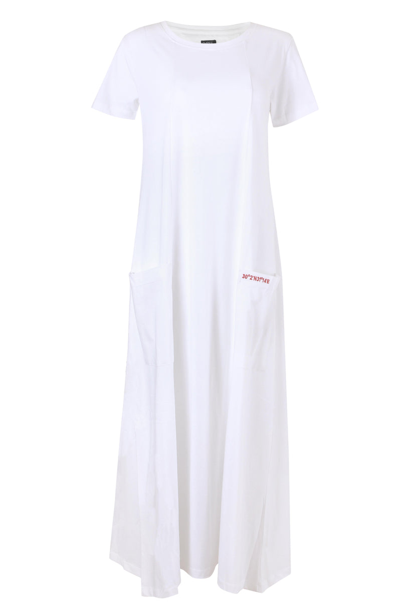Cotton T-shirt Maxi Dress