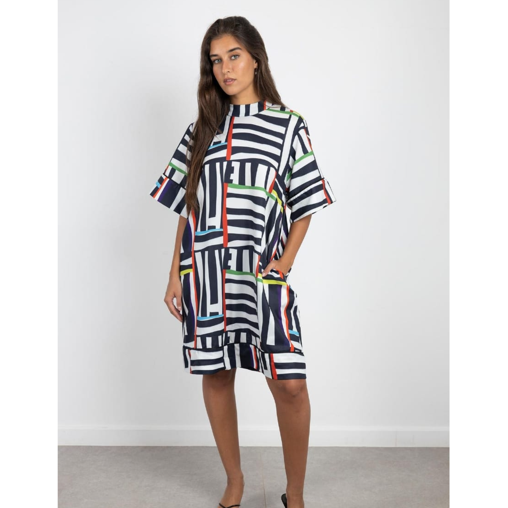 Geometric Pattern Dress