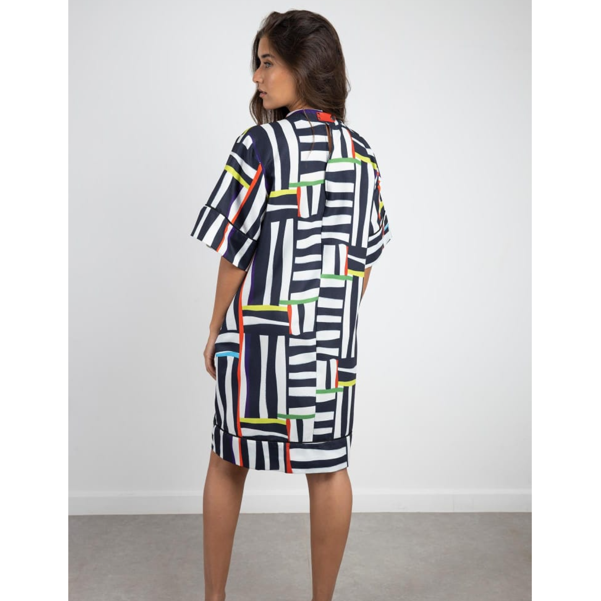 Geometric Pattern Dress